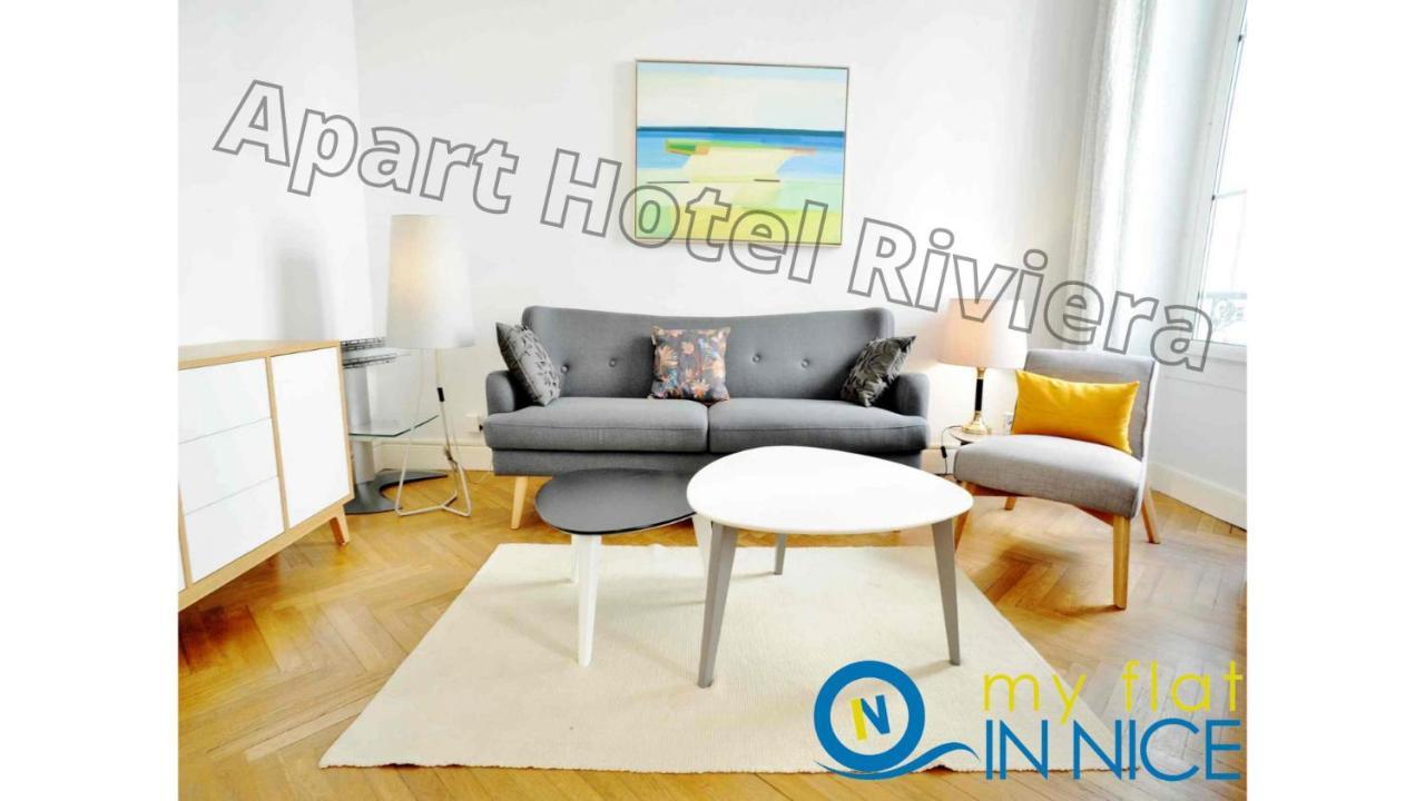 Aparthotel Riviera - 2 Minutes De La Plage - Exceptionnel 2 Chambres Ac - Balcon Meyerbeer 1 Niza Exterior foto